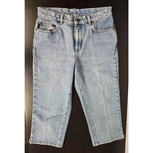 Lauren Jeans Co Ralph Lauren Crop Blue Jeans-Size 6